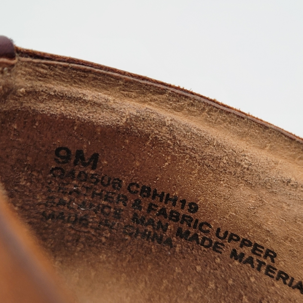 Kork Ease Brown Leather Loafers Size 9 Cap Toe Distressed Classic Minimalist - Picture 8 of 16